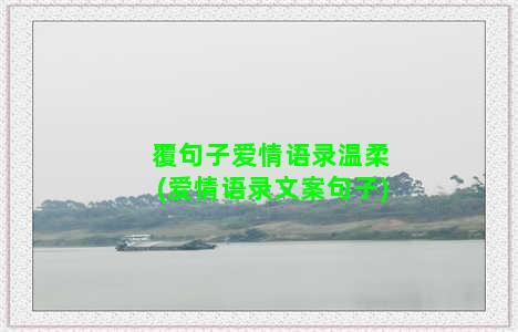 覆句子爱情语录温柔(爱情语录文案句子)